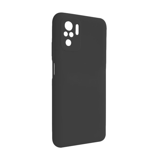 Silicone Case with Camera Shield for Xiaomi Note 10s/10 4g Black